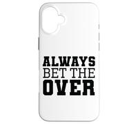 Custodia per iPhone 16 Plus Scommesse sportive Parlay Gioco d'azzardo Scommessa Il Over Under Moneyline