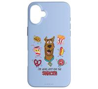 Custodia per iPhone 16 Plus Scooby-Doo Just Here for the Snacks