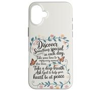 Custodia per iPhone 16 Plus Scopri qualcosa di speciale in ogni giorno.