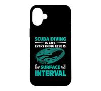 Custodia per iPhone 16 Plus Scuba Diving Is Life Everything Else Is Surface Dive Diver