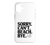 Custodia per iPhone 16 Plus Scusa non posso Beach Bye
