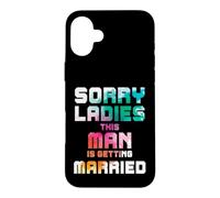 Custodia per iPhone 16 Plus Scusate signore, quest'uomo si sposa