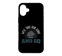 Custodia per iPhone 16 Plus Sea Shanty o Pirate Design per prenderemo il nostro congedo e andiamo