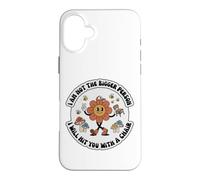 Custodia per iPhone 16 Plus Sedia con motivo floreale I Am Not The Bigger Person