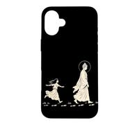 Custodia per iPhone 16 Plus Seguendo le orme del Buddha Viaggio spirituale