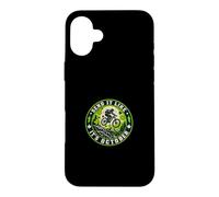 Custodia per iPhone 16 Plus Send It Like Its October stemma mountain bike autunno