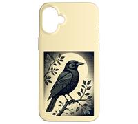 Custodia per iPhone 16 Plus Sentinella della solitudine Il corvo