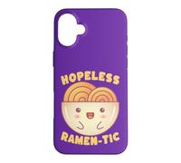 Custodia per iPhone 16 Plus Senza speranza Ramen-tic Carino Kawaii Noodle Amante Pun
