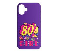 Custodia per iPhone 16 Plus Serata Anni 80 Ragazza degli Eighties Nostalgia Retrò 1980