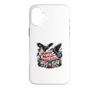 Custodia per iPhone 16 Plus Servizio notizie Huginn e Muninn Corvo vichingo norreno