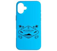 Custodia per iPhone 16 Plus Seychelles Isola Sole e Palme