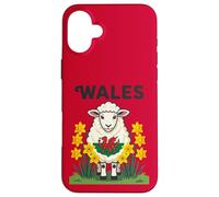 Custodia per iPhone 16 Plus Sheep Support Galles St Davids Day Design