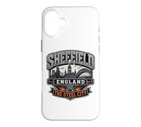 Custodia per iPhone 16 Plus Sheffield Inghilterra La città d'acciaio