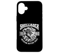 Custodia per iPhone 16 Plus Shellback 1980 Equator Crossing Design per l'anno 1980