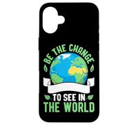Custodia per iPhone 16 Plus Sii il cambiamento da vedere nel mondo