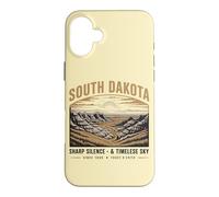 Custodia per iPhone 16 Plus Silenzio e Cielo Senza Tempo del South Dakota
