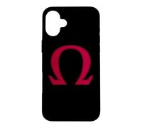 Custodia per iPhone 16 Plus SIMBOLO OMEGA ALFABETO GRECO MITOLOGIA FRATERNITÀ SORORITÀ