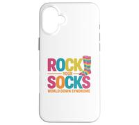 Custodia per iPhone 16 Plus Sindrome di Down Rock Your Socks