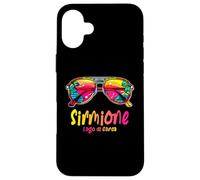 Custodia per iPhone 16 Plus Sirmione Lago di Garda sunglasses Outfit Sirmione Lago di
