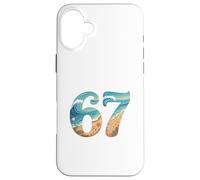 Custodia per iPhone 16 Plus Six SSix Seven Beach Summer Waves Fun Ragazze Bambini Uomo
