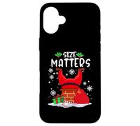 Custodia per iPhone 16 Plus Size Matter Fat Santa Claus Chimney Funny Christmas Xmas