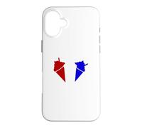 Custodia per iPhone 16 Plus Slurpin Rosso Bianco Blu 4 luglio Frozen Ice Drink Parodia