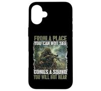 Custodia per iPhone 16 Plus Sniper T Army Ghillie Soldiers Soldato militare