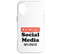 Custodia per iPhone 16 Plus Social Media Influencer Semplice Costume di Halloween Sogno Lavoro
