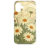 Custodia per iPhone 16 Plus Sogni di margherite in stile Liberty