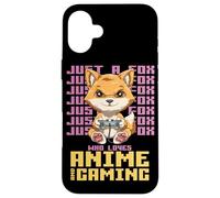 Custodia per iPhone 16 Plus Solo Una Volpe Che Ama Gli Anime E I Videogiochi