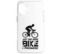 Custodia per iPhone 16 Plus Solo un'altra bici, prometto, ciclista da strada