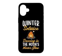 Custodia per iPhone 16 Plus Solstizio d'inverno che balla nel bagliore invernale della luna