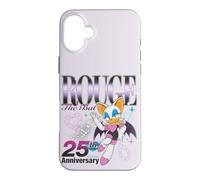 Custodia per iPhone 16 Plus Sonic the Hedgehog Rouge 25th Anniversary Distressed