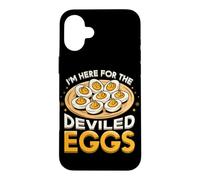 Custodia per iPhone 16 Plus Sono qui per la cena di buon Ringraziamento di The Deviled Egg