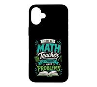 Custodia per iPhone 16 Plus Sono un insegnante di matematica, ovviamente ho problemi di progettazione