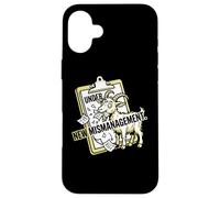 Custodia per iPhone 16 Plus Sotto la nuova cattiva gestione Sarcastica Ufficio Umorismo Management