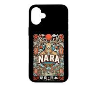 Custodia per iPhone 16 Plus Souvenir di viaggio in Giappone, Nara Deer Park Spirit Heritage