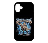 Custodia per iPhone 16 Plus Spinosauro Contraffazione Vintage