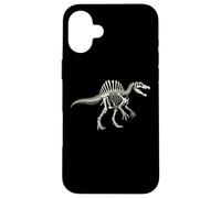 Custodia per iPhone 16 Plus Spinosauro Scheletro Paleontologia
