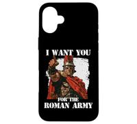 Custodia per iPhone 16 Plus SPQR Guerriero Legionario Roma Centurione - Cesare