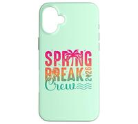 Custodia per iPhone 16 Plus Spring Break Squad 2026 Summer Vacation Family Matching