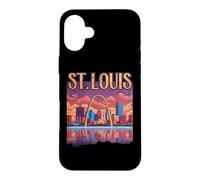 Custodia per iPhone 16 Plus st. louis, gateway, arco, missouri, paesaggio urbano, orizzonte