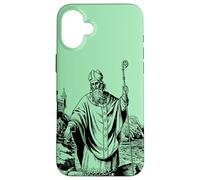 Custodia per iPhone 16 Plus St Patrick Catholic Saint Patricks Day Snakes Irlanda