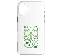 Custodia per iPhone 16 Plus St Patrick's Day Nurse Doctor Stethoscope Shamrock RN MD