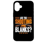 Custodia per iPhone 16 Plus Stai sparando spazi vuoti Clay Pigeon Trap Shooting Skeet Men