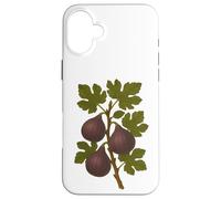 Custodia per iPhone 16 Plus Stampa artistica vintage con fico botanico natura frutta