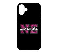 Custodia per iPhone 16 Plus Stampa leopardata vintage del New England Game-Day