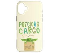 Custodia per iPhone 16 Plus Star Wars The Mandalorian Grogu Precious Cargo Illustration