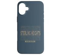 Custodia per iPhone 16 Plus Sterling Heights Michigan vintage