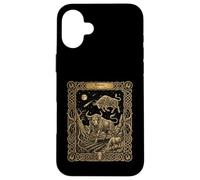 Custodia per iPhone 16 Plus Stile carta dei tarocchi dell'oroscopo dello zodiaco del Toro